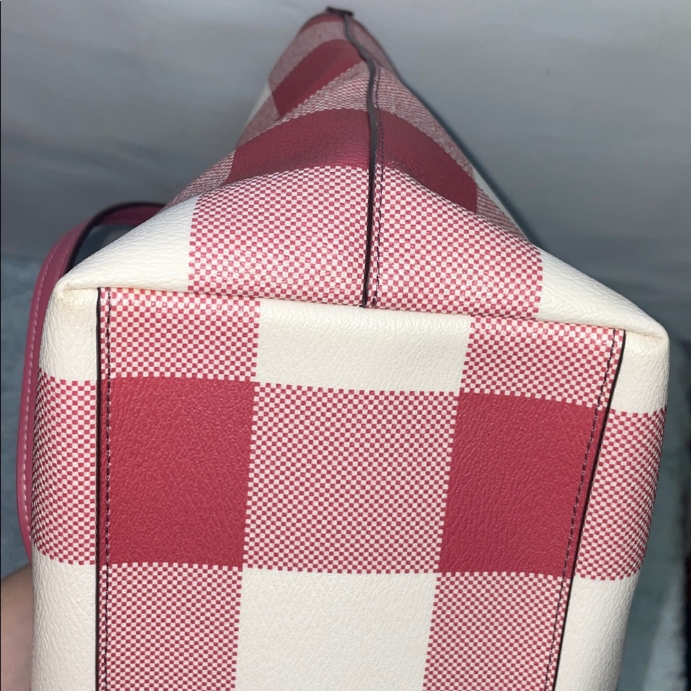 Coach ‘City’ Buffalo Plaid Print Zip Tote - Picture 5 of 10